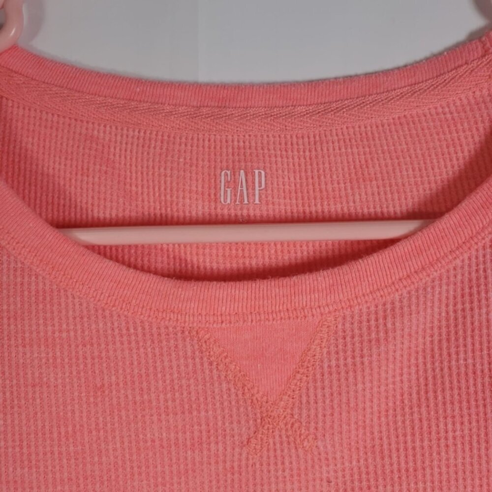 Gap Fit Women’s Bright Coral Long Sleeve Tee – Size XS - Picture 6 of 9